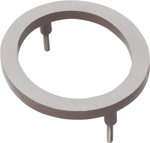 Miniatura 8 de Montague Metal Products MHN-06-F-SD2-2 Números de casa de dirección flotantes modernos de aluminio cepillado sólido, 6 pulgadas, arena recubierta