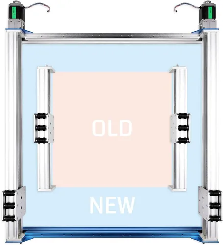 Miniatura 4 de Genmitsu Kit de accesorios mejorados de extensión de eje XY de 24 x 24 pulgadas (23.622 x 23.622 in) para máquina enrutadora CNC PROVerXL 4030 V1