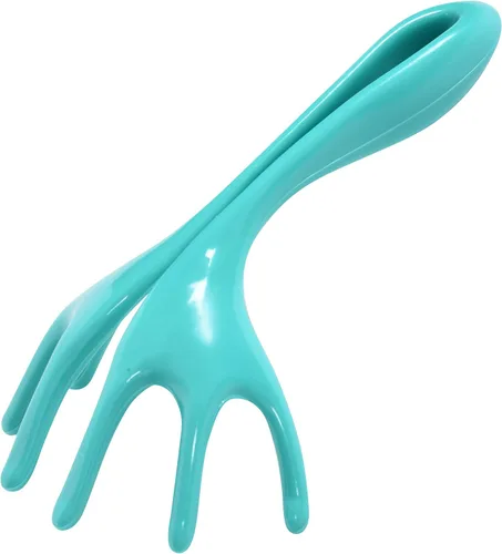 Miniatura 13 de BioSwiss Rodillo de masaje de garra, masajeador muscular de mano con 5 cabezales giratorios para espalda, piernas y hombros