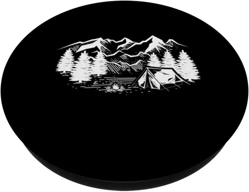 Miniatura 2 de Camping Camper Camp Outdoor Lover Wanderlust Nature PopSockets PopSockets intercambiables PopGrip