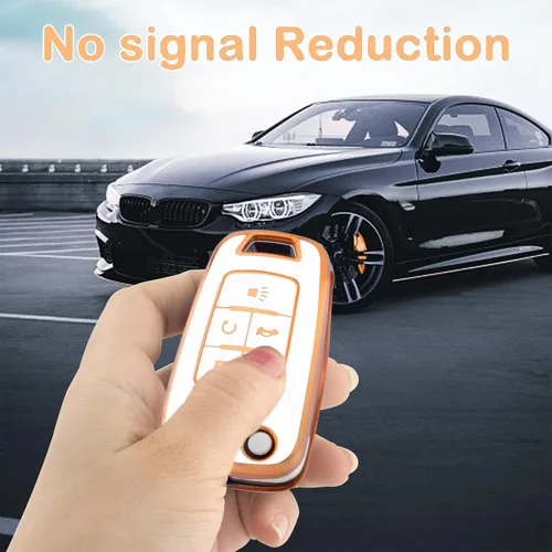 Miniatura 21 de XIYANG TRADE Funda para llavero Chevy con llavero, funda de TPU suave para llave de protección completa para Camaro Cruze Equinox Malibu Impala