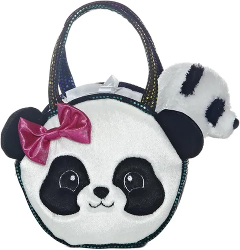 Aurora Fashion Fancy Pals Bonito animal de peluche con bolso elegante para divertirse con disfraces, perfecto para niños de 3 años, disfraces y
