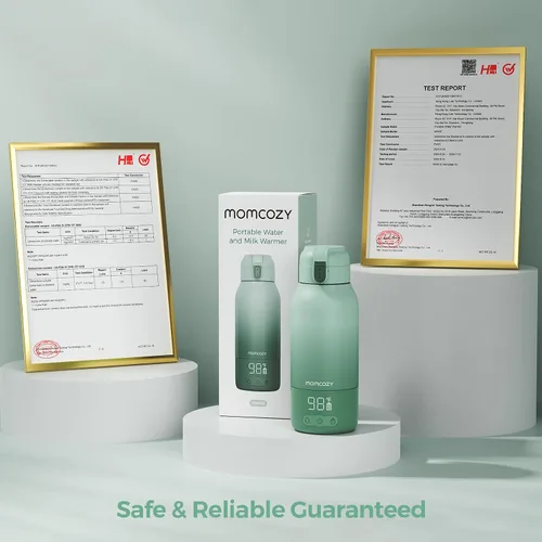 Miniatura 9 de Momcozy Calentador de Leche Portátil para Viajes – Modos de Calentamiento Dual para Leche Materna y Agua, Calentador de Biberones Portátil