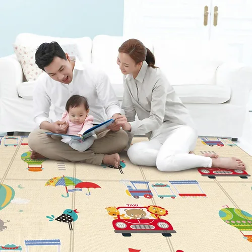 Miniatura 2 de Tapetes educativos para niños, alfombra de juegos para niños, alfombra para sala de juegos con patrón colorido, tapete de colección