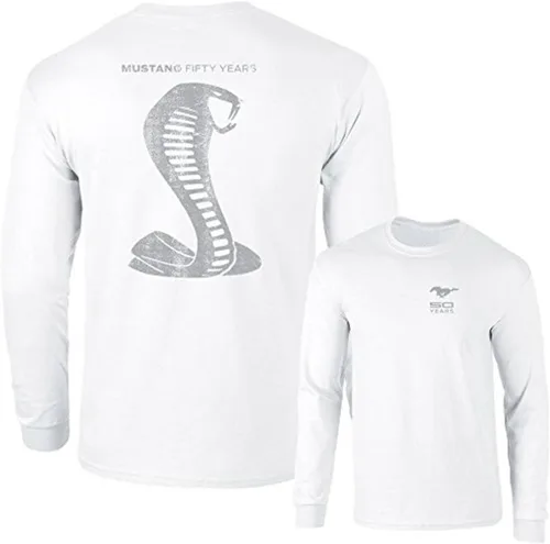 Miniatura 10 de Mustang 50 Years Ford 50 Gray Snake Camiseta de manga larga F & B Carbón vegetal