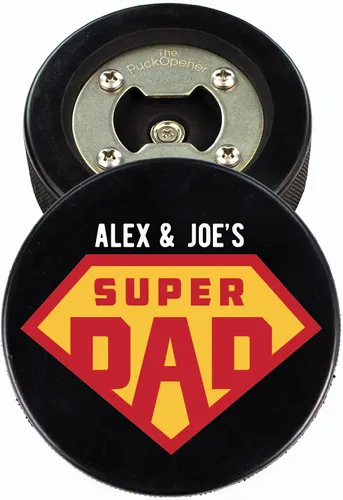 Miniatura 9 de Abridor de botellas de hockey para el Día del Padre, regalo personalizado impreso para el mejor papá, tamaño oficial, diseño personalizado de Thanks