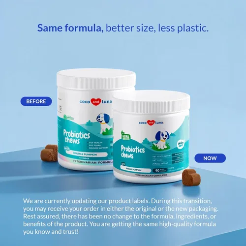 Miniatura 2 de Probióticos para perros - Apoyo digestivo y diarrea - 90 masticables suaves - Formulado por veterinarios - Salud intestinal y apoyo inmunológico