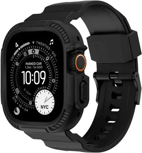 Miniatura 9 de Orobay compatible con Apple Watch Band de 41 mm, 40 mm, 38 mm, correa resistente a los golpes para iWatch SE Series 7 6 5 4 3 2 1 41 mm, 40 mm, 38