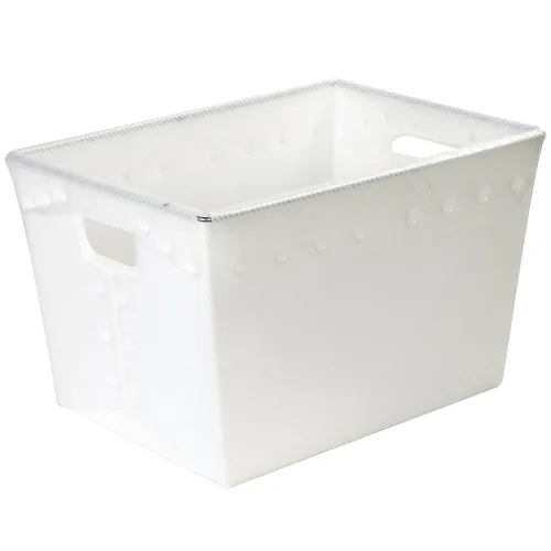 Miniatura 10 de Aviditi Contenedores de almacenamiento de plástico, 18 x 13 x 6 pulgadas, color azul para organizar hogares, almacenes y oficinas (paquete de 6)