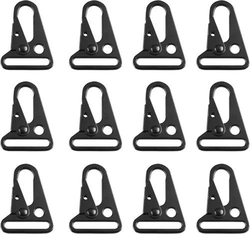 Miniatura 10 de TRIWONDER Clips de boca ampliados HK Gancho de alta resistencia Ganchos a presión Clips de honda para Paracord al aire libre bolsa mochila