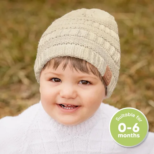 Miniatura 74 de KeaBabies 3-Pack Baby Beanies for Boys, Girls - Stretchy Knit Baby Hats, Cute Newborn