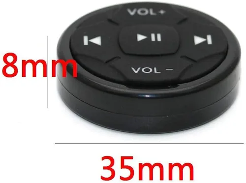 Miniatura 3 de YuYue Electronic Botón inalámbrico Bluetooth de botón multimedia para selfie, control remoto de música, inicio de Siri para iPhone. Se aplica al