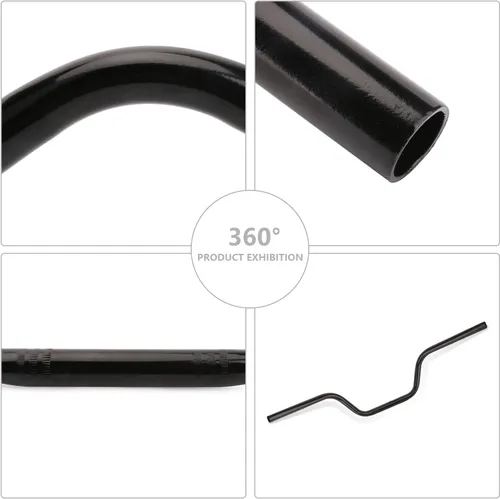 Miniatura 4 de AnXin - Manillar de motocicleta de 7/8" de elevación alta, tipo Tracker, universal para Sportster XL 883 1200, Cruiser, Bobber, Chopper