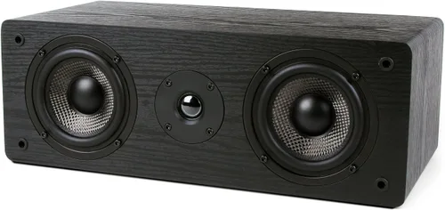 Miniatura 3 de Micca MB42-C - Altavoz de canal central para cine en casa, sonido envolvente, pasivo, de 2 vías (negro, cada uno)