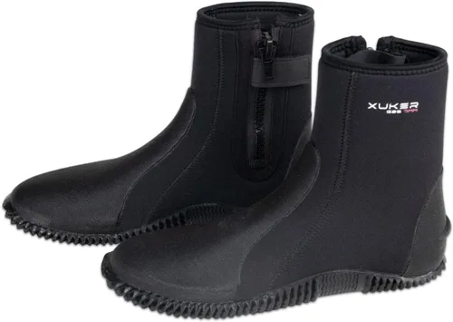 XUKER Botas de Buceo de Neopreno, 5mm 3mm Zapatos de Agua Botines de Neopreno para Hombres y Mujeres con Suela de Goma Antideslizante y Cremallera