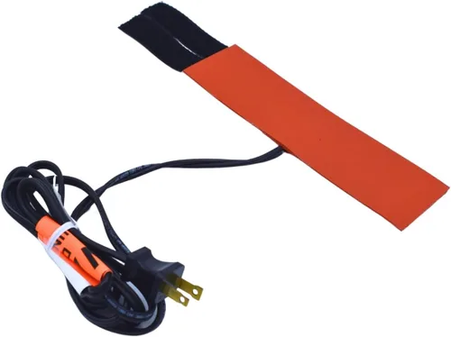Zerostart 3400101 Almohadilla de silicona para filtro de combustible diésel, envoltura calentadora, 8 x 2¼ pulgadas | 120 voltios | 40 vatios