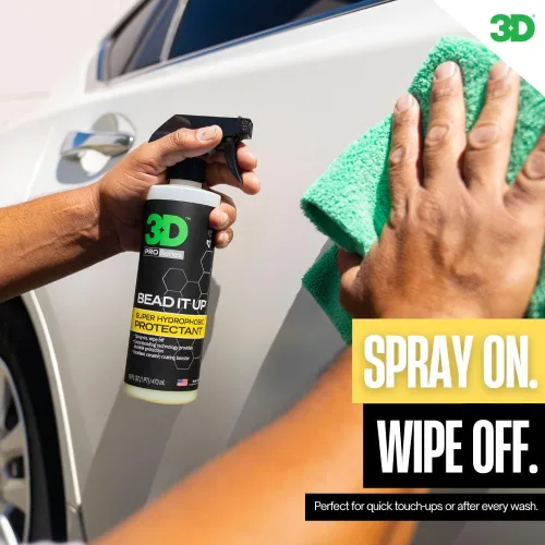 Miniatura 4 de 3D Bead It Up - Spray de refuerzo de revestimiento de cerámica, fabricante de cuentas súper hidrofóbicas, protector y sellador de pintura