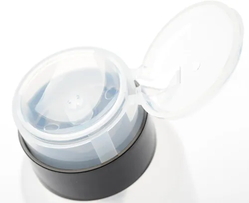 Miniatura 5 de AKOAK Paquete de 2 botellas dispensadoras con bomba vacía con cerradura para esmalte de uñas y removedor de maquillaje, 6.8 fl oz (6.8 oz), tapa