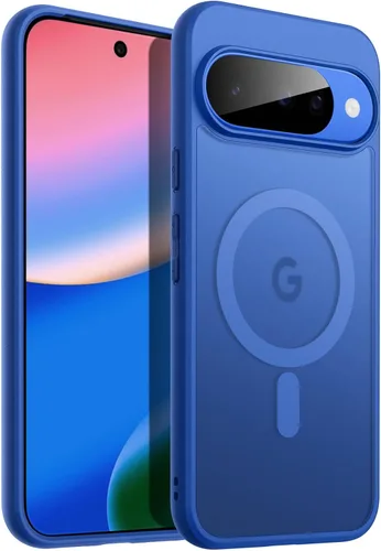 Miniatura 8 de JETech Funda magnética para Google Pixel 8 de 6.2 pulgadas 2023, compatible con MagSafe, translúcida mate trasera a prueba de golpes (Hazel)