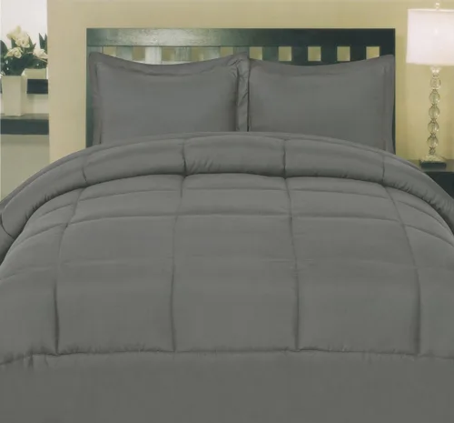 Miniatura 7 de Juego de edredón Queen con sábanas - Colección de ropa de cama de 7 piezas - 1 edredón, 1 sábana bajera, 1 sábana encimera, 4 fundas de almohada