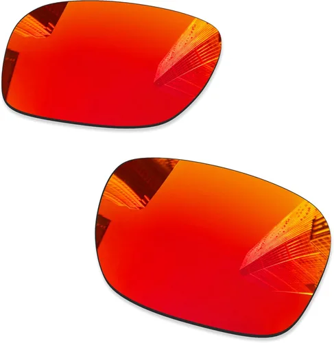 Miniatura 16 de Lentes de repuesto para gafas de sol Oakley Holbrook XXL OO9487/Holbrook XXL Asian Fit 2.402 in Rojo fuego + verde