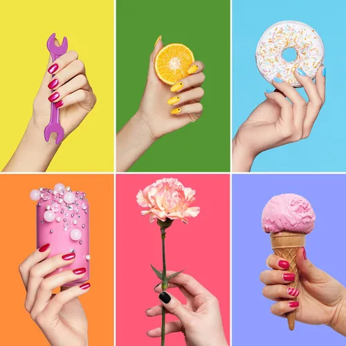 Miniatura 6 de Arte Clavo Esmalte de uñas en gel de 0.5 fl oz, 1 unidad de 0.5 fl oz (0.5 fl oz), esmalte de gel rosa intenso de verano, lámpara de uñas que se