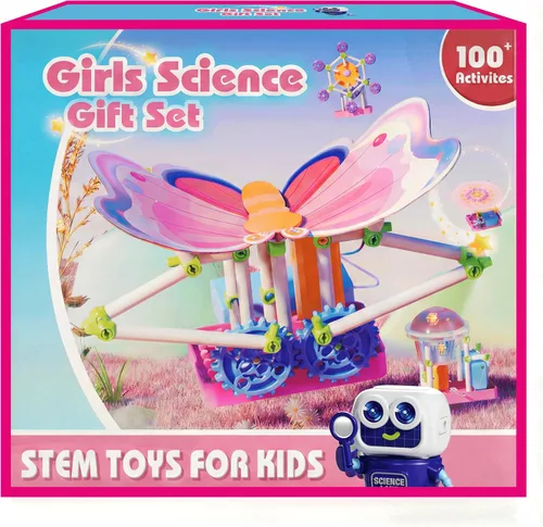 SMILESSKIDDO Kit de ciencia para niñas de 5, 6, 7, 8, 10 años, juguetes STEM para niñas, ideas de regalo de cumpleaños para niñas, proyectos
