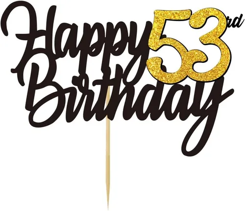 Miniatura 29 de Decoración para tarta de cumpleaños número 24 con purpurina para 24 años, decoraciones de cumpleaños de 24 años, decoraciones doradas para tartas