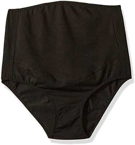Miniatura 2 de Bragas de maternidad de algodón para mujer, ropa interior ajustable de corte alto, paquete de 4