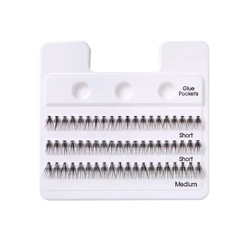 Miniatura 4 de Juego de extensiones de pestañas de imitación KISS Lash Couture, racimos de pestañas, 20 hebras de pestañas cada uno, longitudes variadas