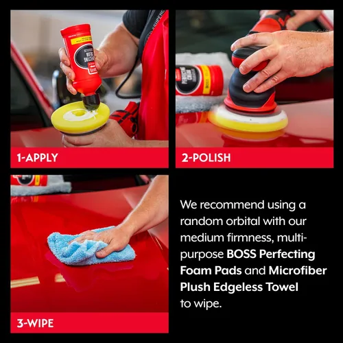 Miniatura 4 de Griot's Garage BOSS Crema perfeccionadora para pulir y detallar automóviles, pulido ligero, arañazos finos, removedor de remolinos para vehículos