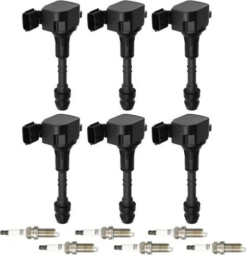 Miniatura 4 de OCPTY Paquete de bobinas de encendido y bujías para Infiniti I35 3.5L/V6 2002-2006 para Nissan Altima 3.5L/V6, 2009-2012 para Suzuki Equator