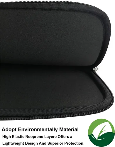 Miniatura 2 de Naukay Funda para Laptop, Funda de Neopreno Resistente de 13-13.3 Pulgadas para Laptop/Computadora Portátil/Funda de Bolsillo para Computadora