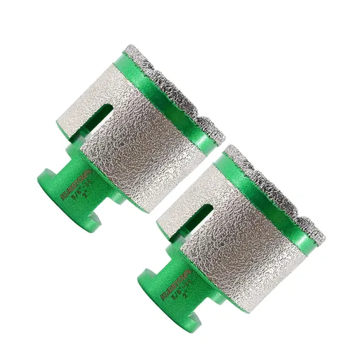 Miniatura 12 de Broca de núcleo de diamante – Broca de fresado de dedo de diamante de diámetro 1-3/8 pulgadas X5/8-11 rosca para agrandar dar forma bisel redondo