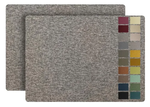 Miniatura 12 de ILOFRI Parches de tela de lino autoadhesivos de 8 x 11 pulgadas, 2 piezas, kits de cinta de reparación de sofá de tela para tapicería, muebles