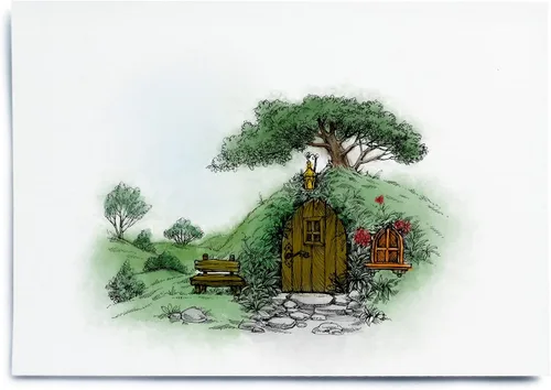 Miniatura 3 de Tree House - Sellos transparentes para hacer tarjetas y decoraciones de álbumes de fotos, sellos de goma transparente de cuento de hadas