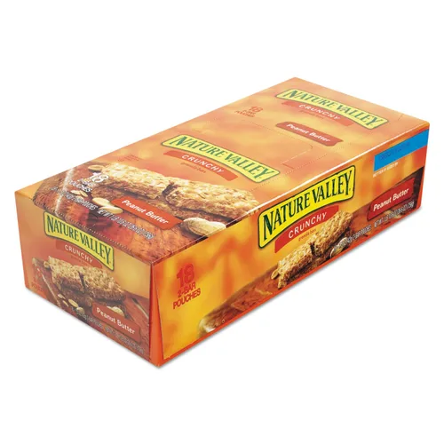 Miniatura 2 de Nature Valley Barras de granola crujientes, mantequilla de maní, 1.49 onzas, 18 unidades, 36 barras
