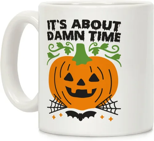 Miniatura 163 de LookHUMAN Taza de Café de Halloween – Halloween Is Meowgical Tazas, Taza de Café Espeluznante Idea de Regalos de Taza, 15 Onzas 10-Blanco