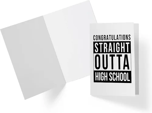 Miniatura 2 de Karto Dulce tarjeta de graduación para hombres y mujeres, tarjeta de felicitación grande de 5.5 x 8.5 pulgadas para hijo, hija, hermano, hermana