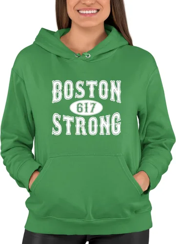 Miniatura 2 de Go All Out Boston Strong 617 - Sudadera con capucha para hombre y mujer