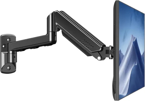 Miniatura 10 de MOUNTUP Soporte de pared para monitor para pantallas de 49, 45, 43, 40, 35, 32, 27 y 24 pulgadas, soporte de monitor de pared resistente, soporta
