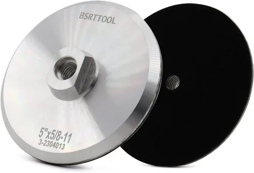 Miniatura 10 de Almohadilla de respaldo de aluminio de 3 pulgadas, almohadilla de respaldo de gancho de 5/8 "-11 roscas para amoladora angular (3 pulgadas)