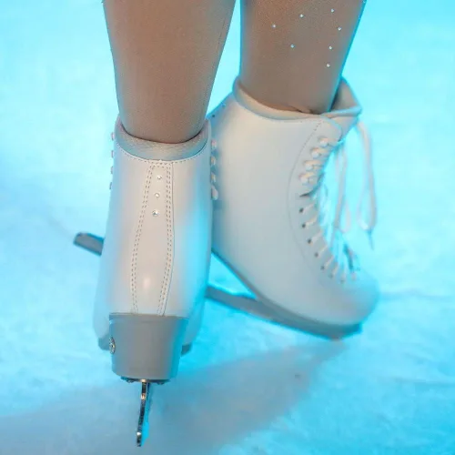 Miniatura 7 de Riedell Crystal - Patines de hielo para adultos para mujeres y hombres, patines de hielo elegantes y competitivos con forro Dri-Lex que absorbe