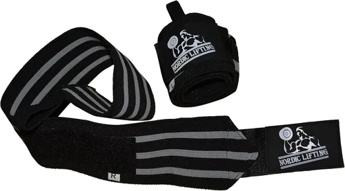 Miniatura 8 de Nordic Lifting Wrist Wraps Super Heavy Duty (1 Pair/2 Wraps) 24" Support for Weight Lifting Powerlifting Gym Cross Training- Weightlifting