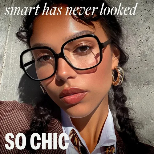 Miniatura 4 de Miyya Gafas de Bloqueo de Luz Azul para Mujeres, Gafas de Luz Azul para Mujeres Gafas de Moda Sobredimensionadas *Leopardo diluido azul