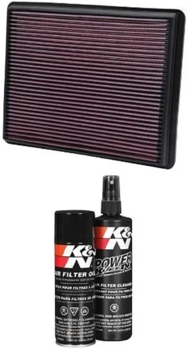 Kit de K & N 33 – 2129 Filtro de Aire Rendimiento con kit de aerosol de recambio.