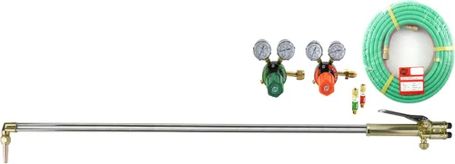 Miniatura 12 de SÜA Antorcha de corte recto resistente de 36 pulgadas, cabezal de 90°, compatible con ST900FC + punta de corte (propano)