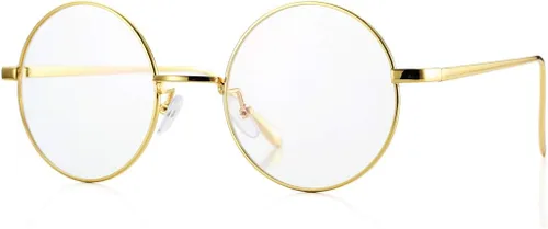 Miniatura 8 de Pro Acme Lentes transparentes con marco de metal redondo retro sin receta