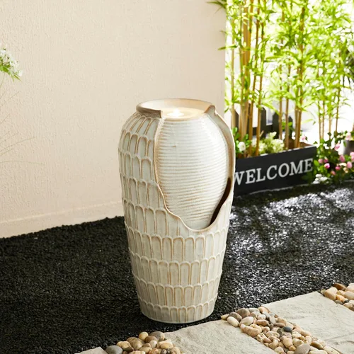 Miniatura 15 de Glitzhome - Fuente de agua con luz LED para exteriores