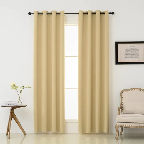 Miniatura 76 de Pickluc Cortinas Opacas Azul Marino para Sala de Estar, Cortinas Bloqueadoras de Luz con Ojales, Aislamiento Térmico, Reducción de Ruido, 52 Azul
